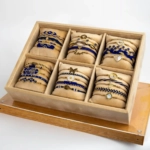 Navy Daisy Hazel - Wholesale Jewelry Bead Set | DIY Jewelry Supplies