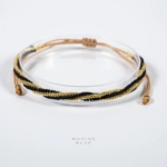 Solo Spine Handmade Bracelet Nocturnal Black - Wholesale Beaded Bracelet | Handmade Jewelry