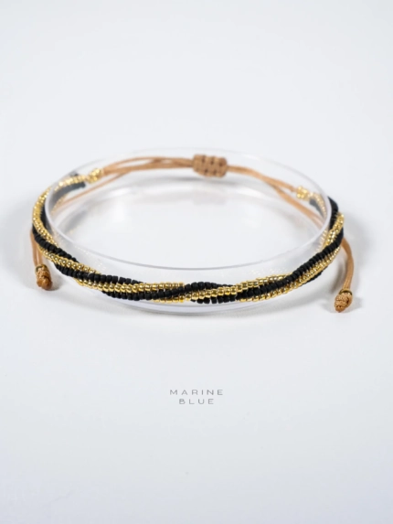Solo Spine Handmade Bracelet Nocturnal Black - Wholesale Beaded Bracelet | Handmade Jewelry