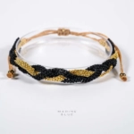 Solo Waterfall Handmade Bracelet Nocturnal Black - Wholesale Beaded Bracelet | Handmade Jewelry