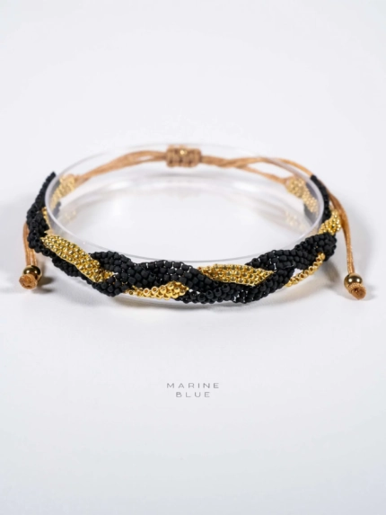 Solo Waterfall Handmade Bracelet Nocturnal Black - Wholesale Beaded Bracelet | Handmade Jewelry
