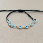 7 Steps Evil Eye Handmade Bracelet Nocturnal Black - Wholesale Charm Bracelet | Handmade Jewelry