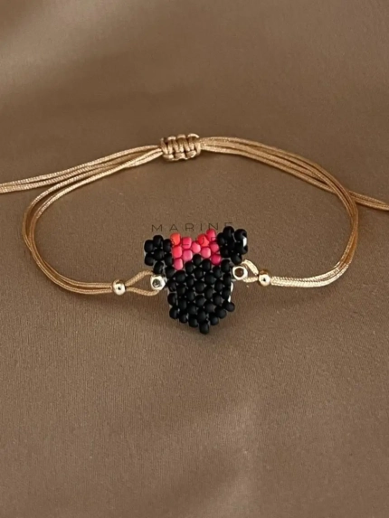 Animes Minnie Mouse Handmade Bracelet Hazel - Wholesale Charm Bracelet | Handmade Jewelry