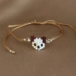 Animes Puppy Handmade Bracelet Hazel - Wholesale Beaded Charm Bracelet | Handmade Jewelry