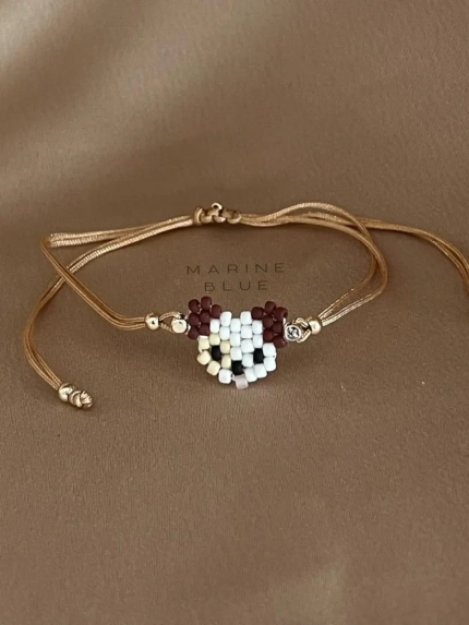 Animes Puppy Handmade Bracelet Hazel - Wholesale Beaded Charm Bracelet | Handmade Jewelry