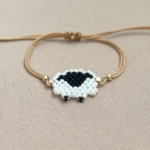 Animes Sheep Handmade Bracelet Hazel - Wholesale Beaded Charm Bracelet | Handmade Jewelry