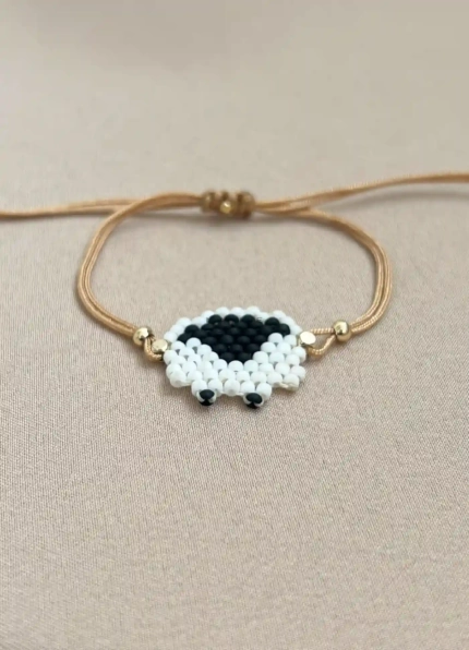 Animes Sheep Handmade Bracelet Hazel - Wholesale Beaded Charm Bracelet | Handmade Jewelry