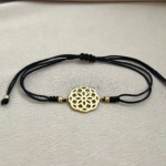 Edge Mandala Handmade Bracelet Nocturnal Black - Wholesale Charm Bracelet | Handmade Jewelry