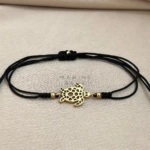 Edge Turtle Handmade Bracelet Nocturnal Black - Wholesale Charm Bracelet | Handmade Jewelry