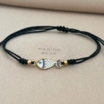 Fishy Handmade Bracelet Nocturnal Black - Wholesale Charm Bracelet | Handmade Jewelry