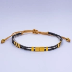 Golden Gate Handmade Bracelet Nocturnal Black - Wholesale Beaded Bracelet | Handmade Jewelry