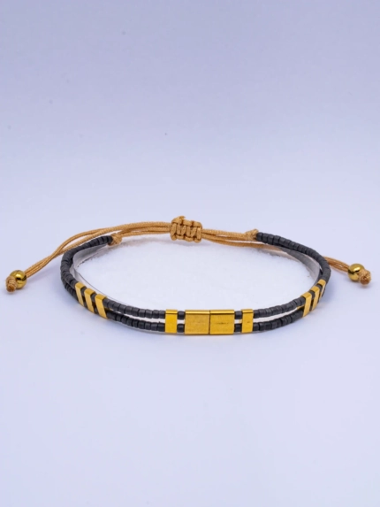 Golden Gate Handmade Bracelet Nocturnal Black - Wholesale Beaded Bracelet | Handmade Jewelry