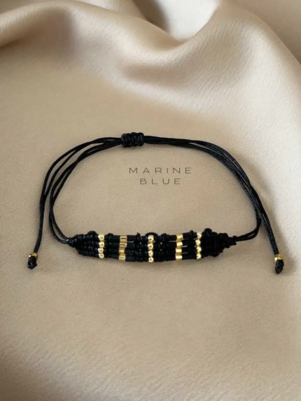 Hedge Handmade Bracelet Nocturnal Black - Wholesale Beaded Bracelet | Handmade Jewelry