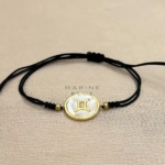 Horoscope Gemini Handmade Bracelet Nocturnal Black - Wholesale Charm Bracelet | Handmade Jewelry