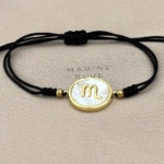 Horoscope Scorpio Handmade Bracelet Nocturnal Black - Wholesale Charm Bracelet | Handmade Jewelry