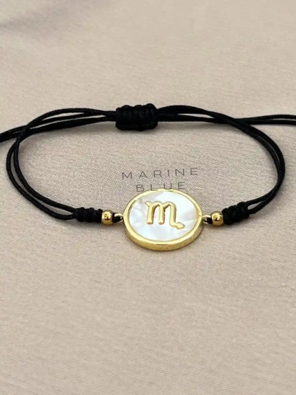 Horoscope Scorpio Handmade Bracelet Nocturnal Black - Wholesale Charm Bracelet | Handmade Jewelry