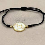 Horoscope Taurus Handmade Bracelet Nocturnal Black - Wholesale Charm Bracelet | Handmade Jewelry