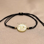 Horoscope Virgo Handmade Bracelet Nocturnal Black - Wholesale Charm Bracelet | Handmade Jewelry