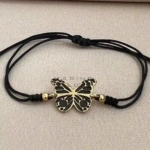 Mojo Butterfly Handmade Bracelet Nocturnal Black - Wholesale Charm Bracelet | Handmade Jewelry