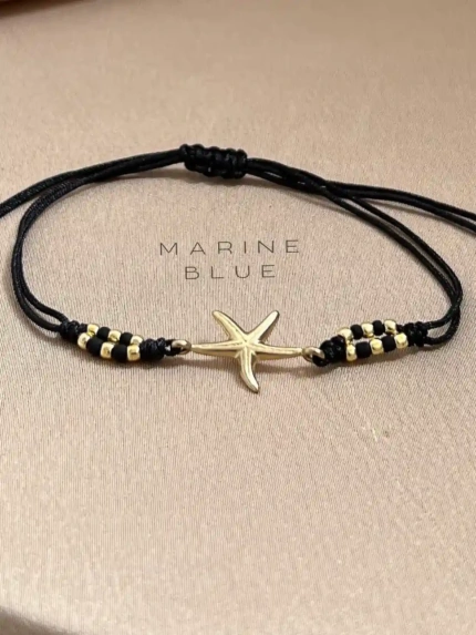 Runes Seastar Handmade Bracelet Nocturnal Black - Wholesale Charm Bracelet | Handmade Jewelry