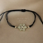 Snowflake Handmade Bracelet Nocturnal Black - Wholesale Charm Bracelet | Handmade Jewelry