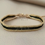 Solo 4 Track Handmade Bracelet Nocturnal Black - Wholesale Beaded Bracelet | Handmade Jewelry
