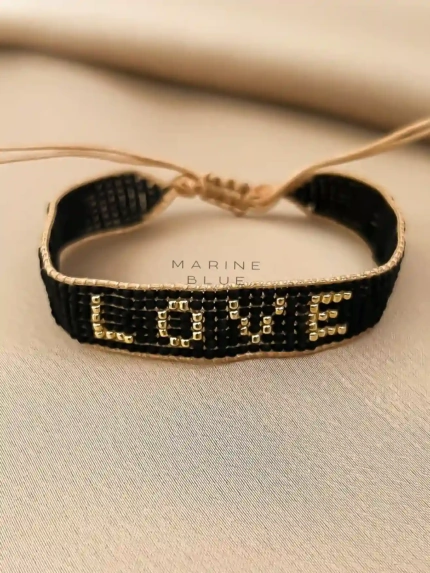 Solo 7 Love Handmade Bracelet Nocturnal Black - Wholesale Beaded Bracelet | Handmade Jewelry