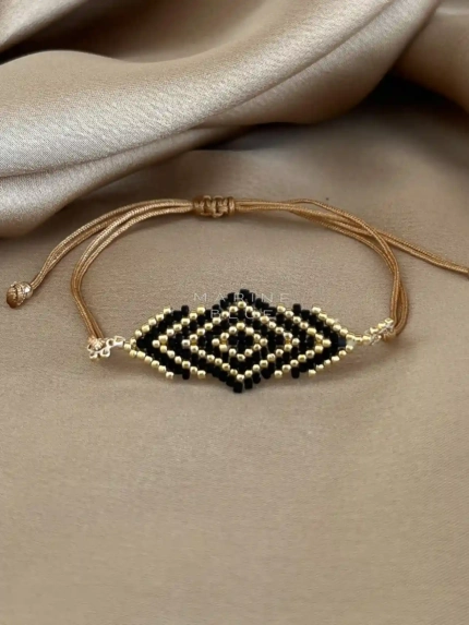 Solo Bloom Handmade Bracelet Nocturnal Black - Wholesale Beaded Bracelet | Handmade Jewelry