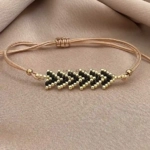 Solo Phyton Handmade Bracelet Nocturnal Black - Wholesale Beaded Bracelet | Handmade Jewelry