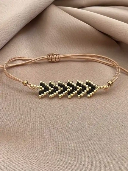 Solo Phyton Handmade Bracelet Nocturnal Black - Wholesale Beaded Bracelet | Handmade Jewelry