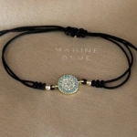 Tire Handmade Bracelet Nocturnal Black - Wholesale Beaded Bracelet | Handmade Jewelry