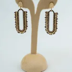 Solo Capsule Beaded Earrings | Stainless Steel Earrings