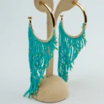 Solo Comet Beaded Earrings | Stainless Steel Earrings