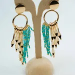 Solo Eclipse Beaded Earrings | Stainless Steel Earrings