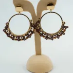 Solo Lace Beaded Earrings | Stainless Steel Earrings