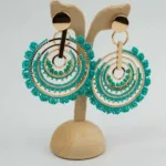 Solo Mandallo Beaded Earrings | Stainless Steel Earrings