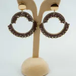Solo Nest Beaded Earrings | Stainless Steel Earrings