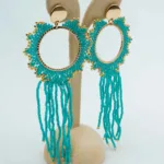 Solo Rain Beaded Earrings | Stainless Steel Earrings
