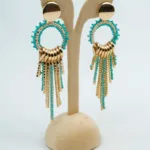 Solo Shahmaran Beaded Earrings | Stainless Steel Earrings