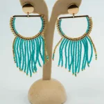 Solo Sunray Beaded Earrings | Stainless Steel Earrings